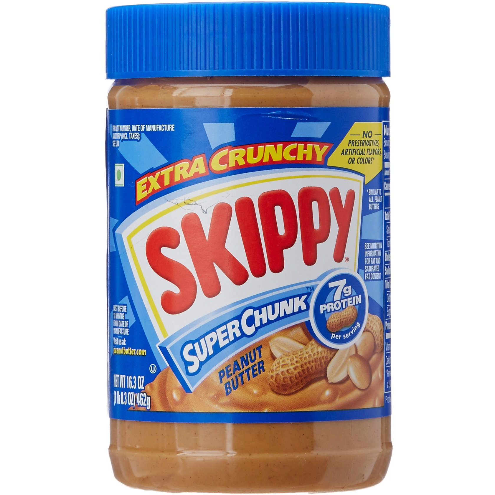 Skippy Peanut Butter Extra Crunchy Super Chunk, 462g