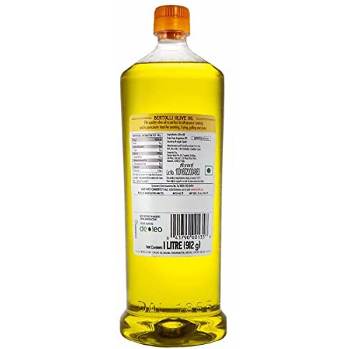 Bertolli Classico Olive Oil- Pure Olive Oil- All Purpose Cooking Oil- Mild Taste-Grilling, Roasting-Italian Brand World no 1- from The Makers of Figaro- 1L Bottle