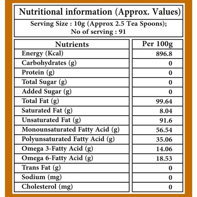IndicWisdom Wood Pressed Mustard Oil 500 ml (Cold Pressed Mustard Oil - Extracted on Wooden Churner)