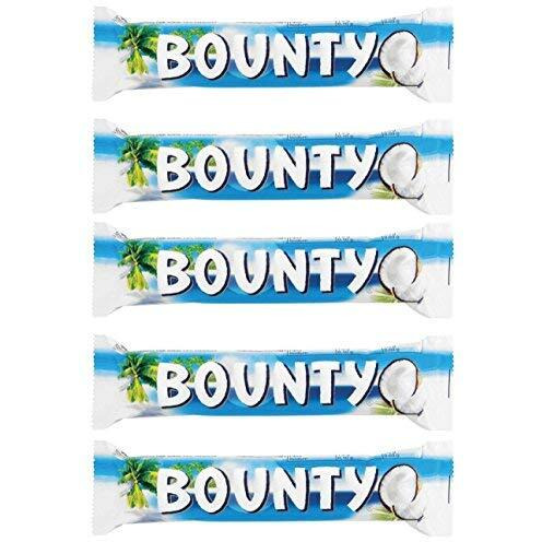 Bounty Chocolate Bars 57g -Pack of 5