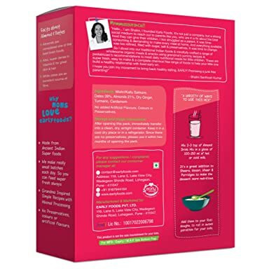 Early Foods Almond Drink Mix 200g|Badam Powder| Kids Drink