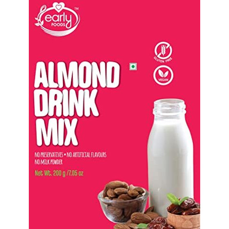 Early Foods Almond Drink Mix 200g|Badam Powder| Kids Drink