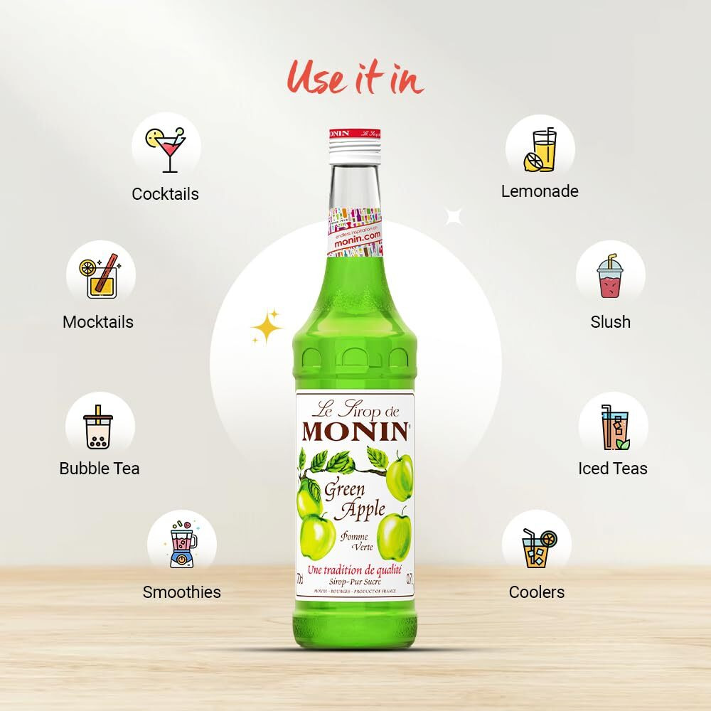 Monin Green Apple Syrup, 700ml