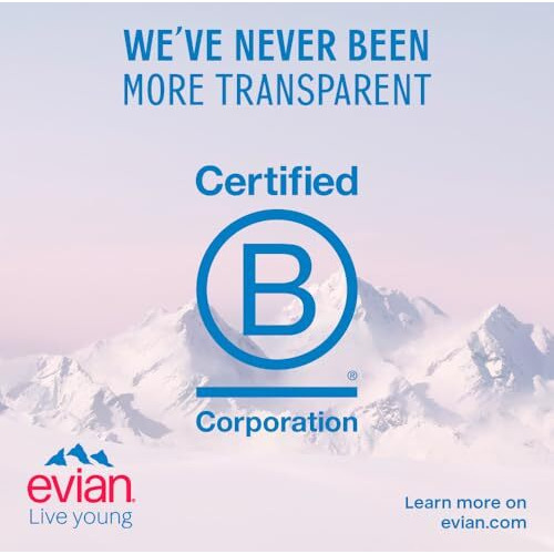 Evian Water 12 x 1000 ml, Natural Mineral, 12000 millilitre