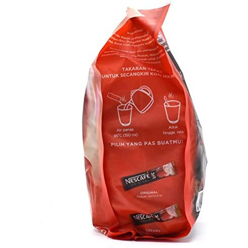 Nestl Nescafe In 1 Original Soluble Ground Coffee Beverage, 30 Sachets Bag - Pack Of 2