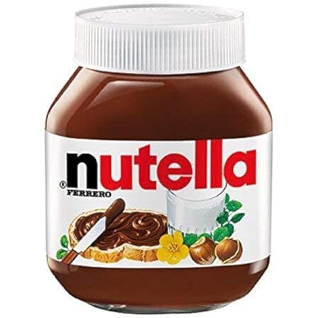 Nutella Ferrero Chocolate Spread Jar, 750 g