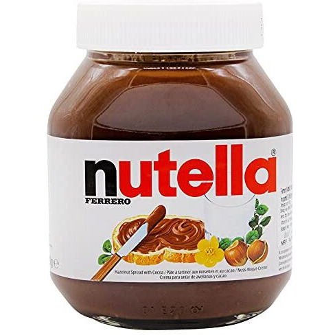 Nutella Ferrero Chocolate Spread Jar, 750 g