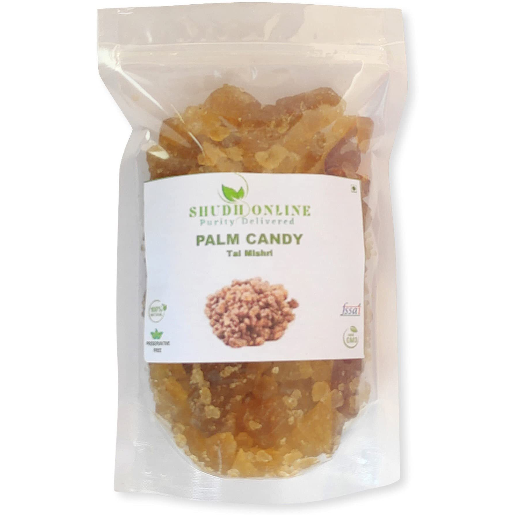 Shudh Online Tal Mishri, Palm Sugar, Palm Candy, Sugar Candy (1000 grams / 1Kg) - Panakarkandu, Panakalkandu Original