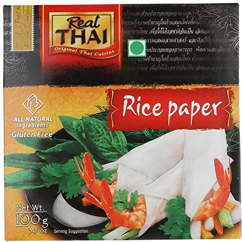 Real Thai Original Thai Cuisine Rice Paper Round 22 Cm, 3.53 Oz 100 G