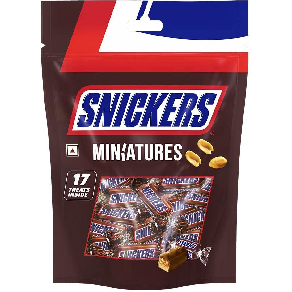SNICKERS Peanut Filled Chocolate Miniatures, 170gram Pouch