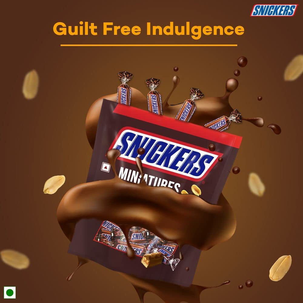 SNICKERS Peanut Filled Chocolate Miniatures, 170gram Pouch