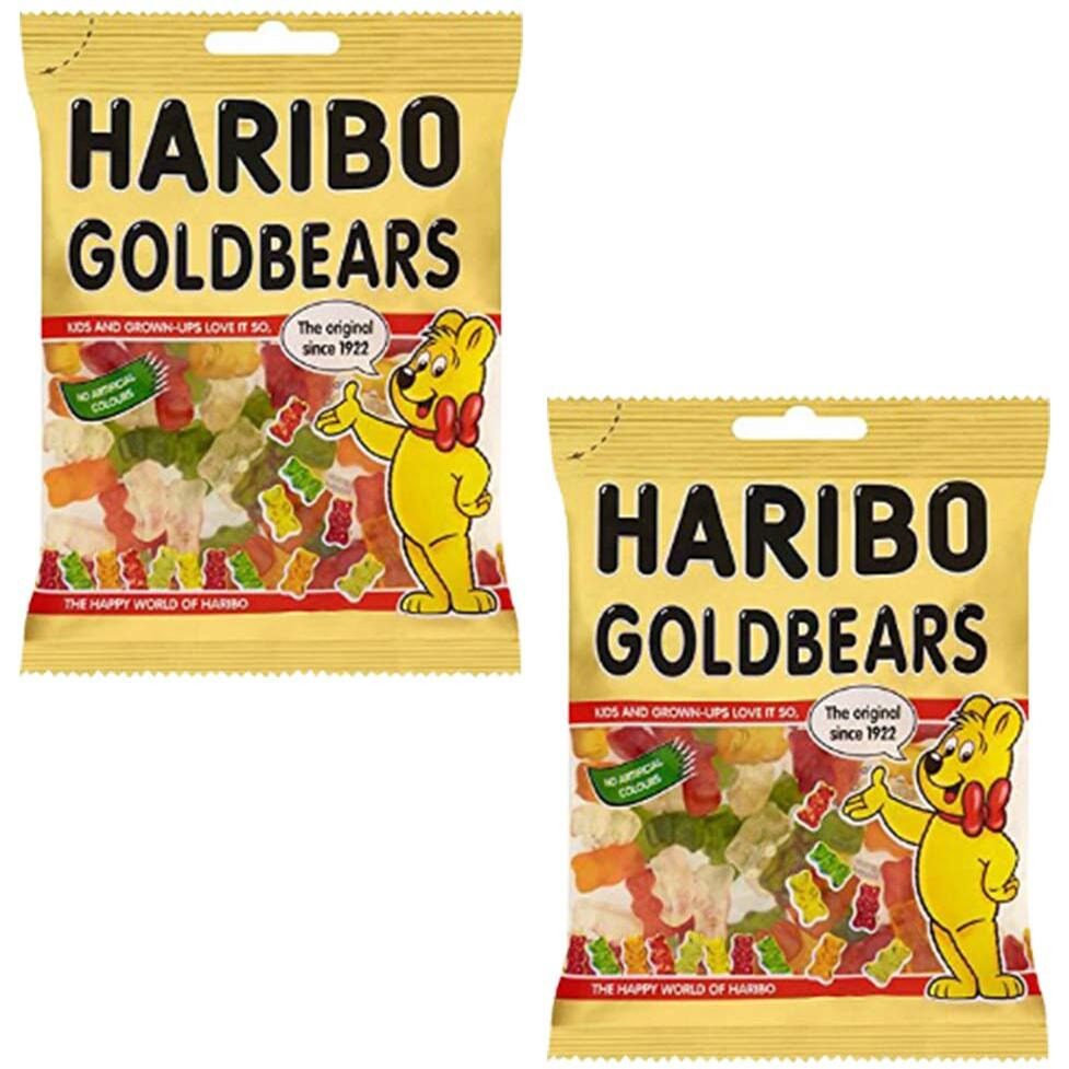 HARIBO Goldbears Share Size, 4.94 Oz / 140 G, 2 Pack, Fruit