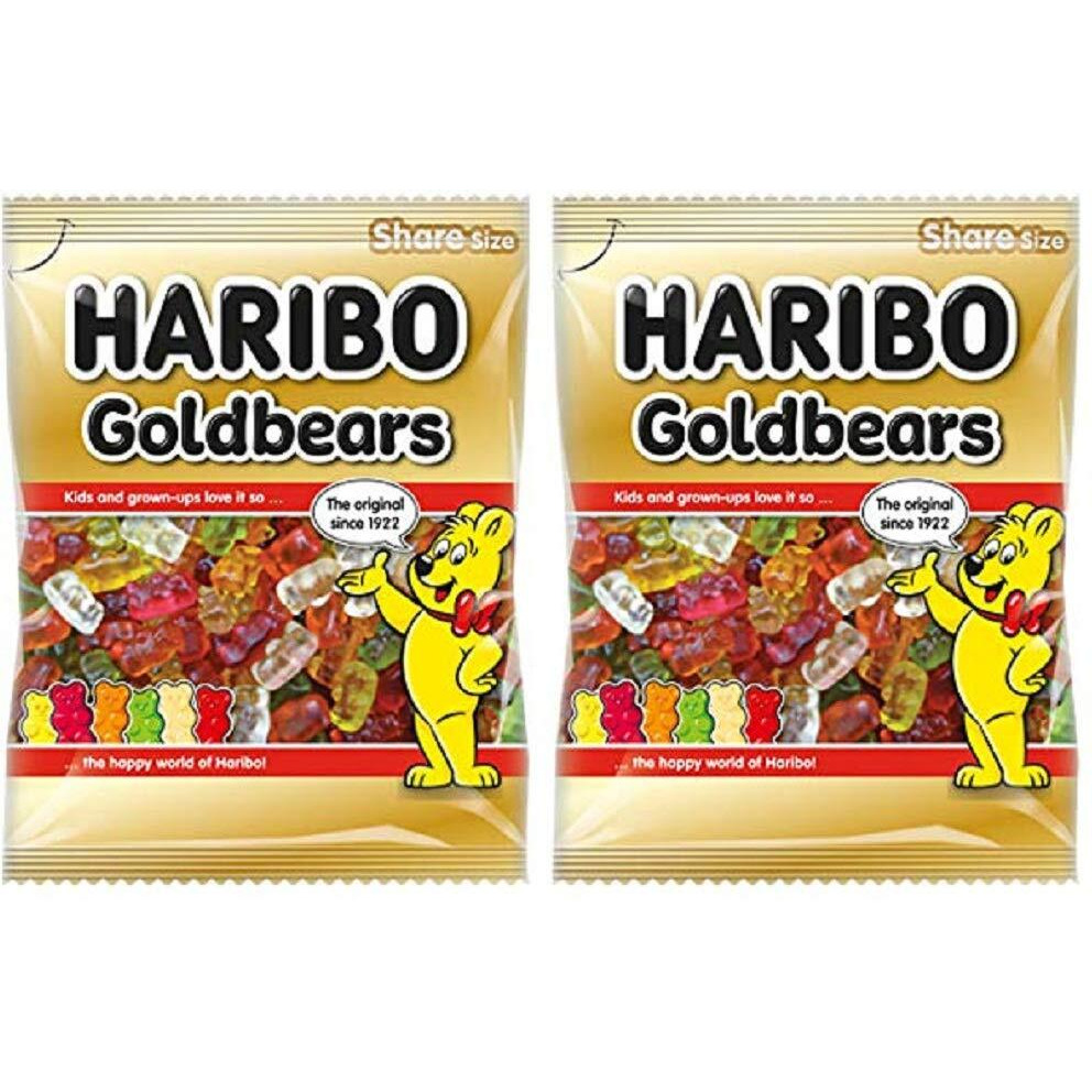 FOOD LIBRARY THE MAGIC OF NATURE Haribo Gold Bears, 140 G, 2 Pack - Pineapple