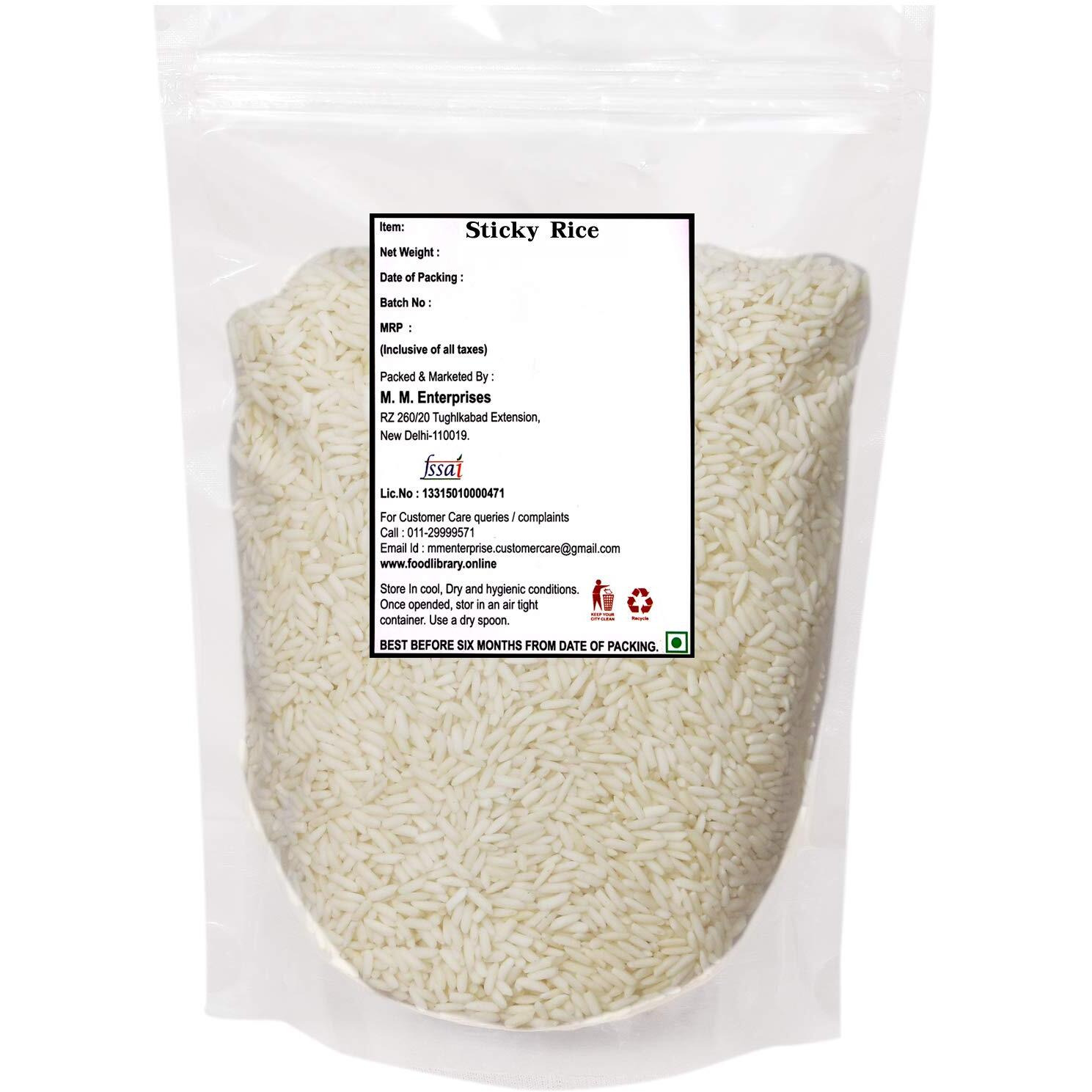 FOOD LIBRARY THE MAGIC OF NATURE Thai Sticky Glutinous Rice, 800 Gram