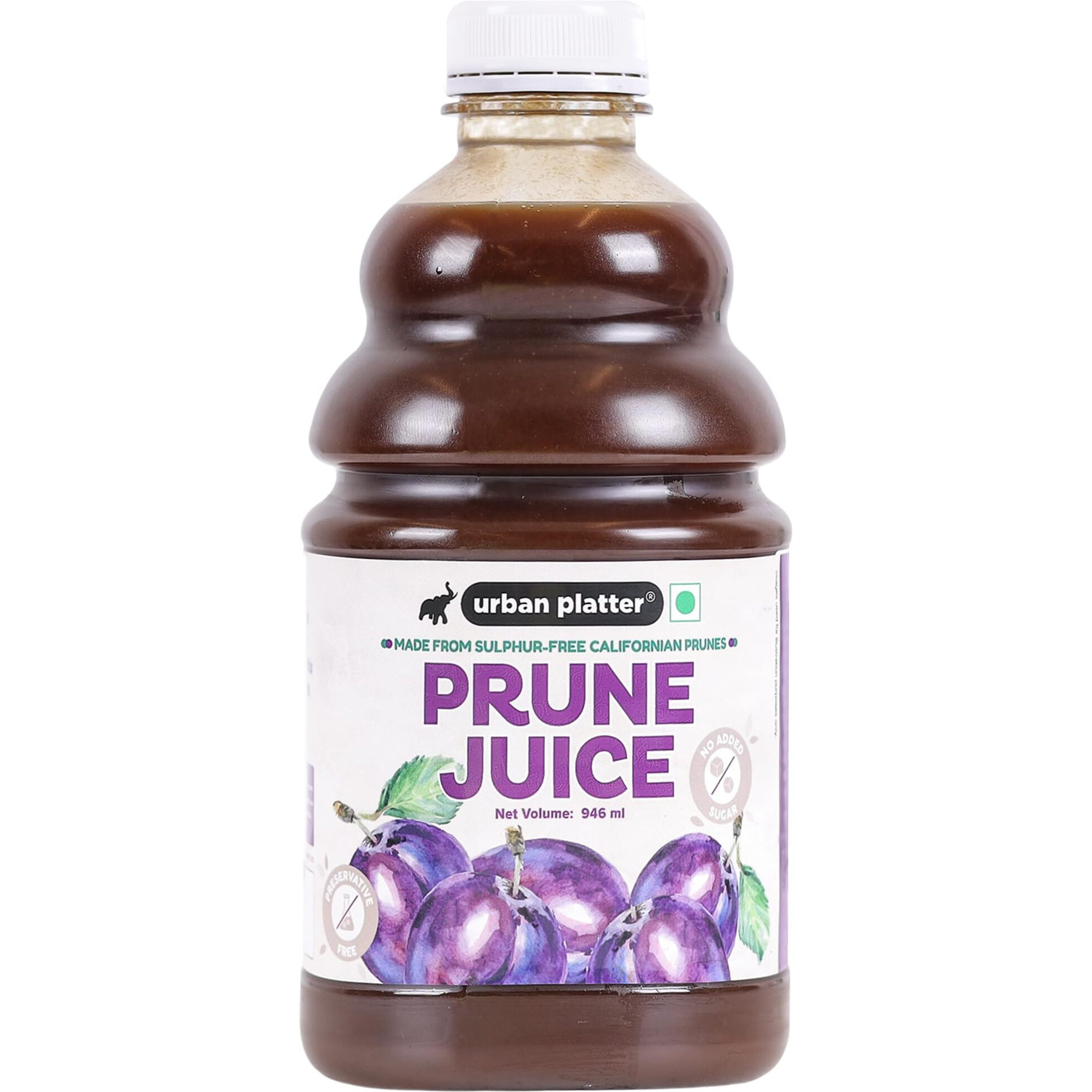 Urban Platter Prune Juice, 946ml (100% Californian Prunes, No preservatives, No Added Sugar)