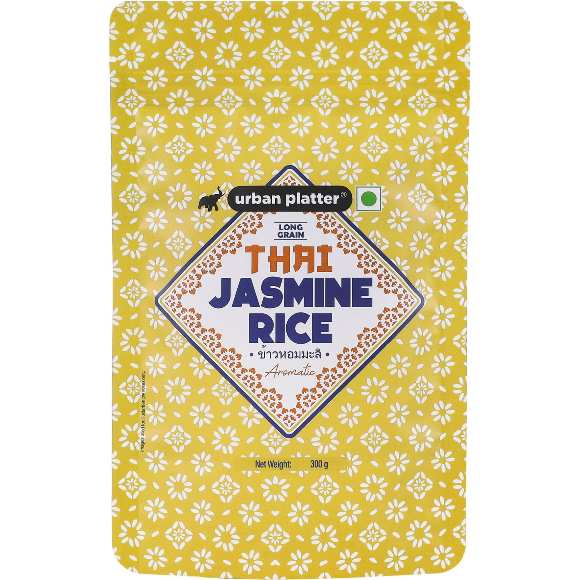 Urban Platter Thai Jasmine Rice, 300g (Long Grain | Aromatic and Soft | Thai Cuisine)