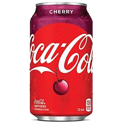 Coca-Cola Sparkling Cherry Flavour Soft Drink, 330, Vegetarian