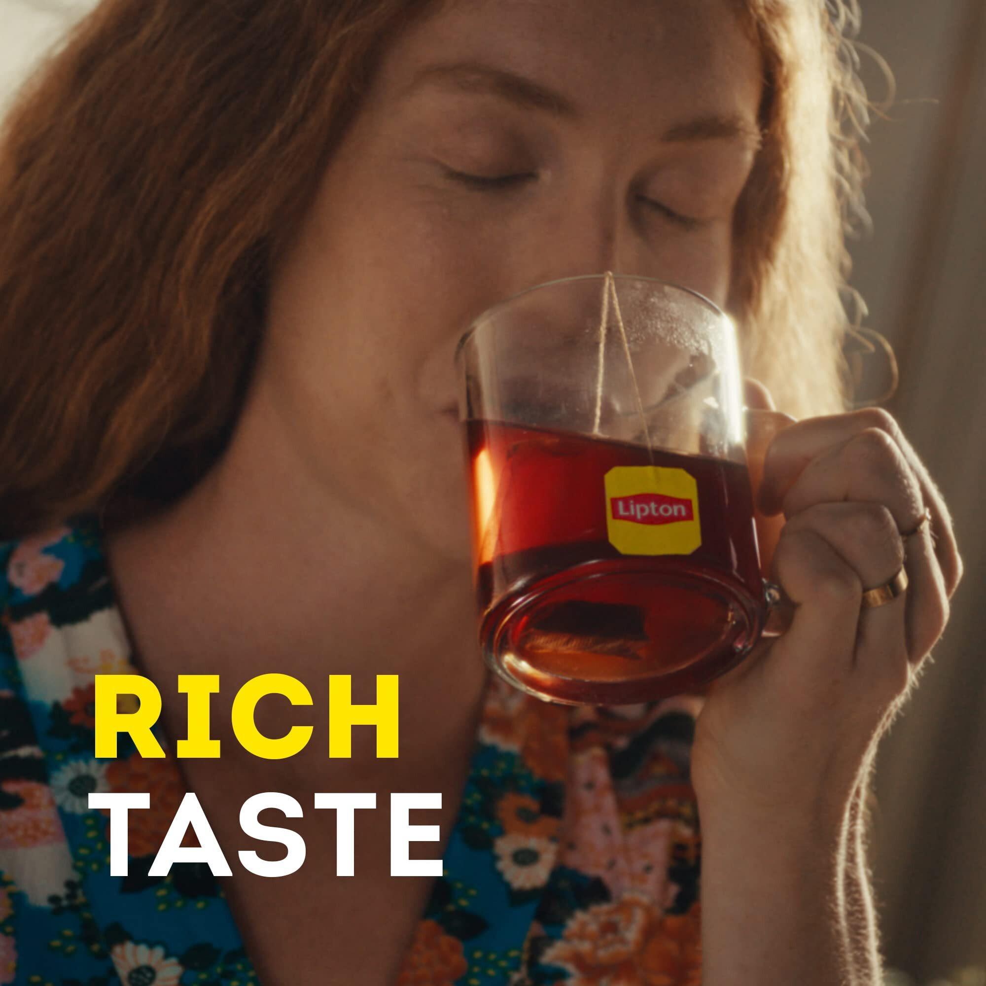 Lipton Yellow Label Tea Finest Blend Quality No 1, 150 Tea Bags Black Tea 300g