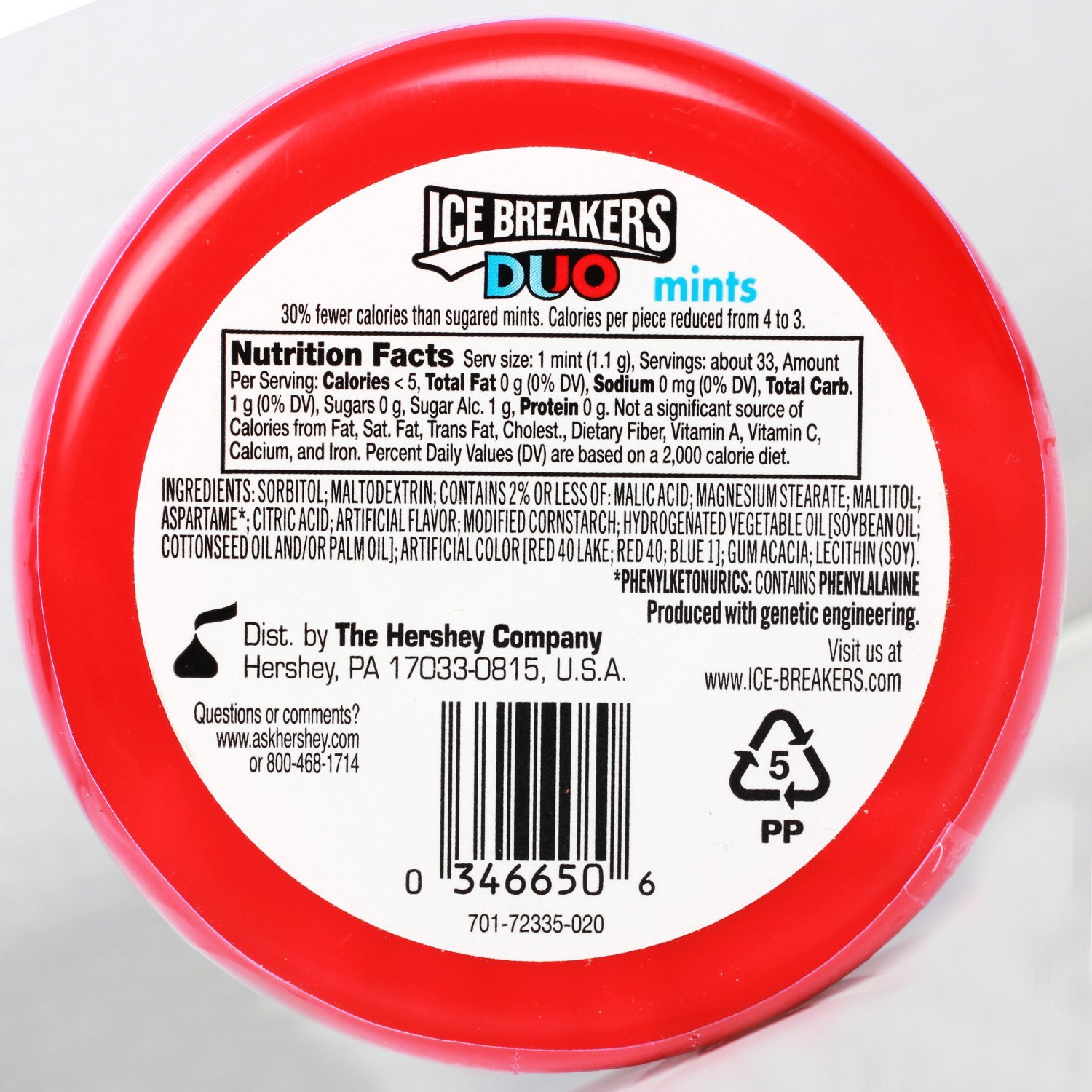 Ice-Breaker Duo Fruit + Cool Mints Strawberry - 36 Grams