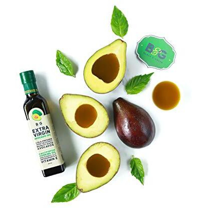 Black and Green Extra Virgin Cold Press Multipurpose Avocado Cooking Oil Bottle (250 ml)