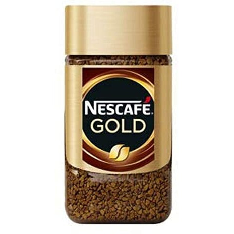 Nescafe Gold Instant Coffee (Imported) Instant Ground Coffee,50G, Glass Bottle