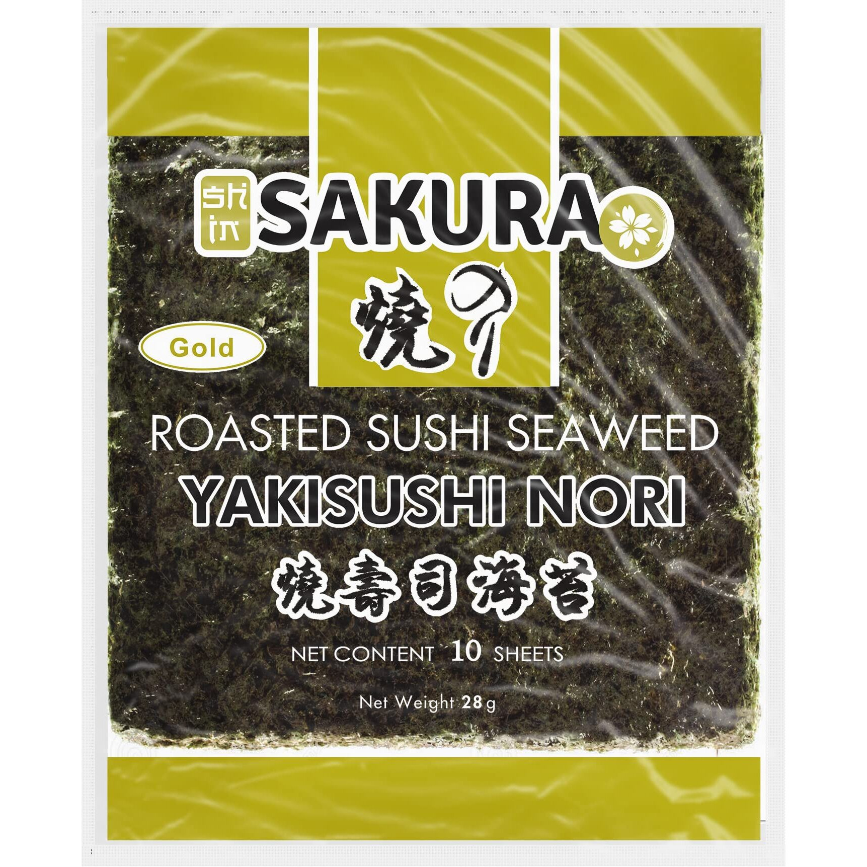 Sakura Sushi Nori Sheet Roasted Sushi Seaweed 28Gms.