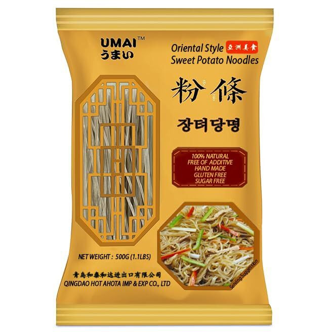 UMAI Sweet Potato Noodles 500 Gm | Handmade | Gluten Free | Sugar Free | Free Of Additives
