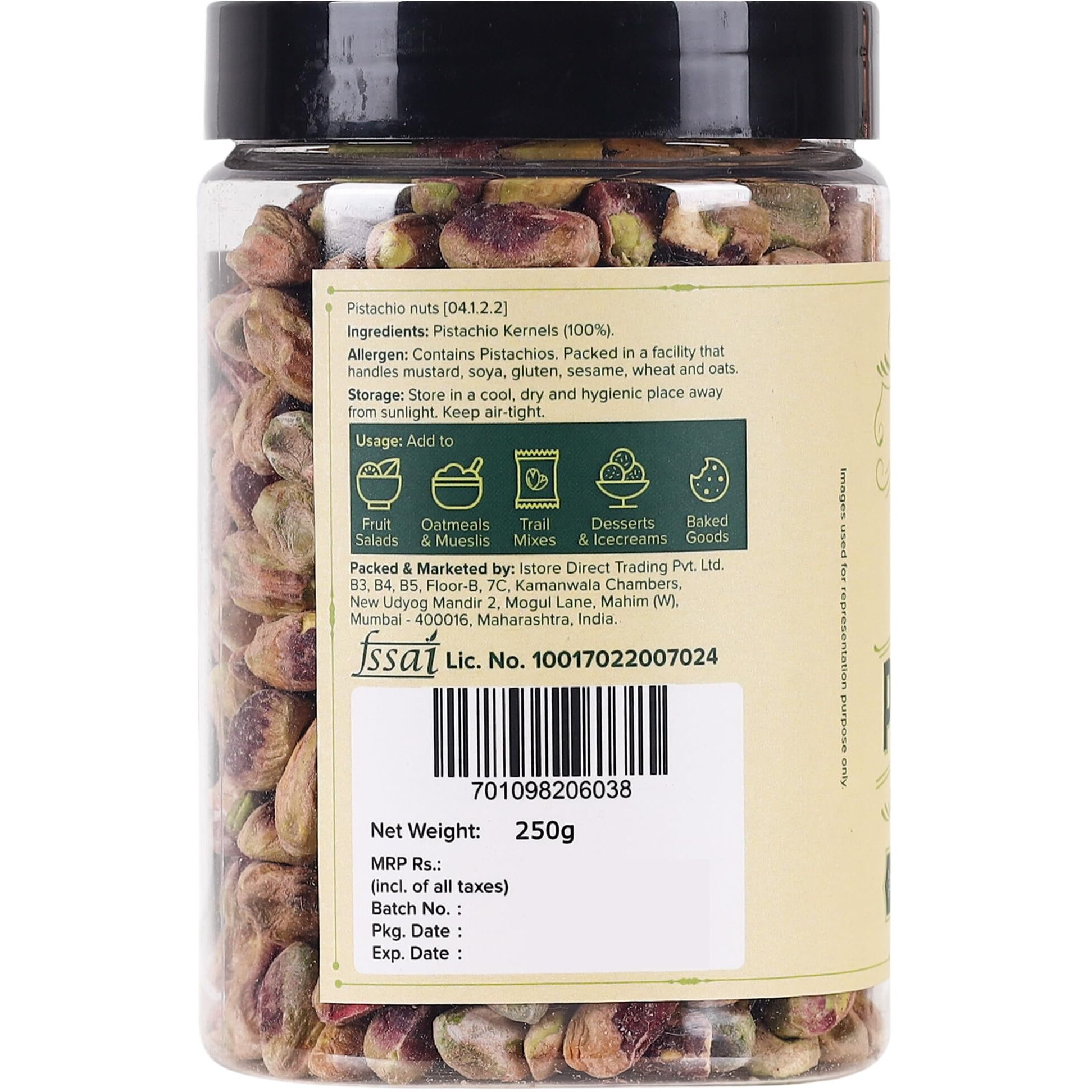 Urban Platter Pistachio (Pista) 200 Grams