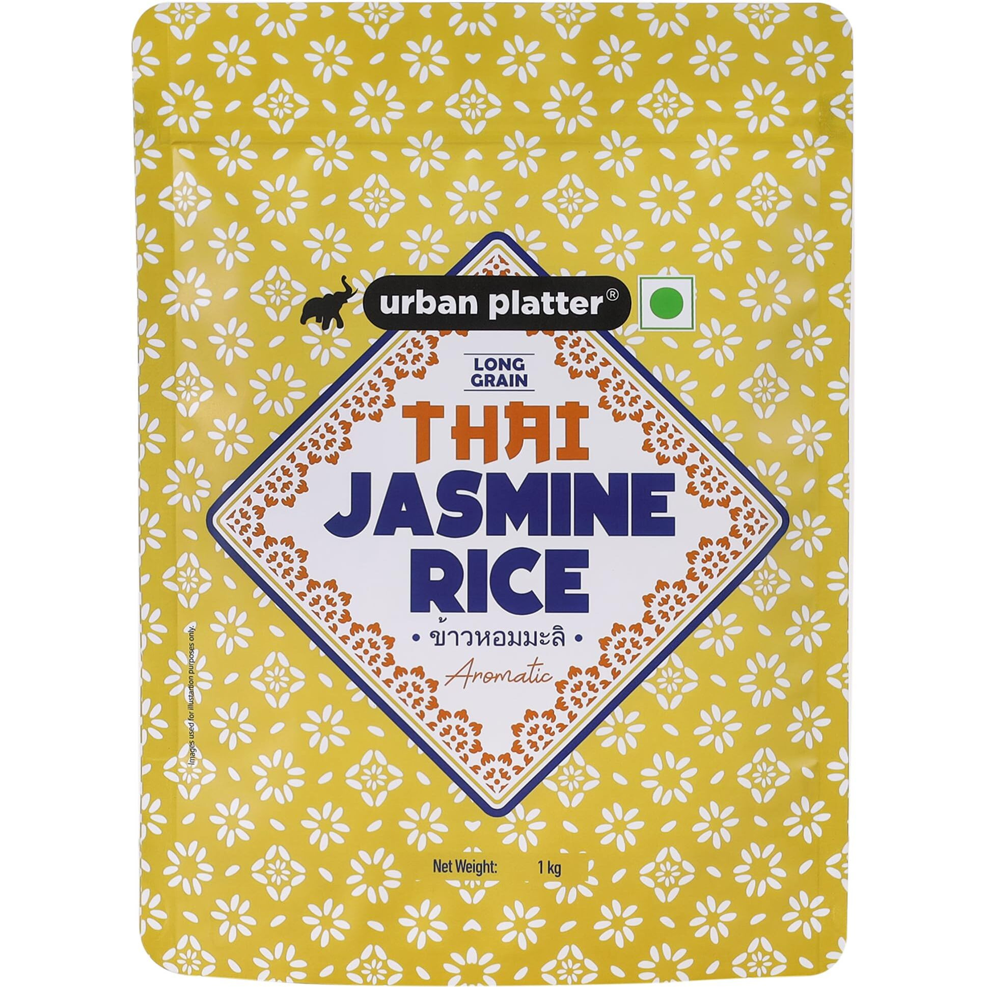 Urban Platter Thai Jasmine Rice, 1Kg [Aromatic, Delicious, Nutty Taste]