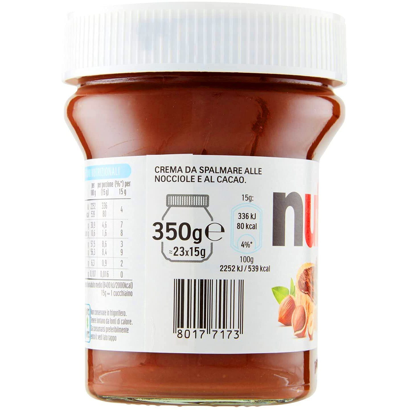 Nutella Hazelnut Spread with Cocoa (350g) - Pack Of 2