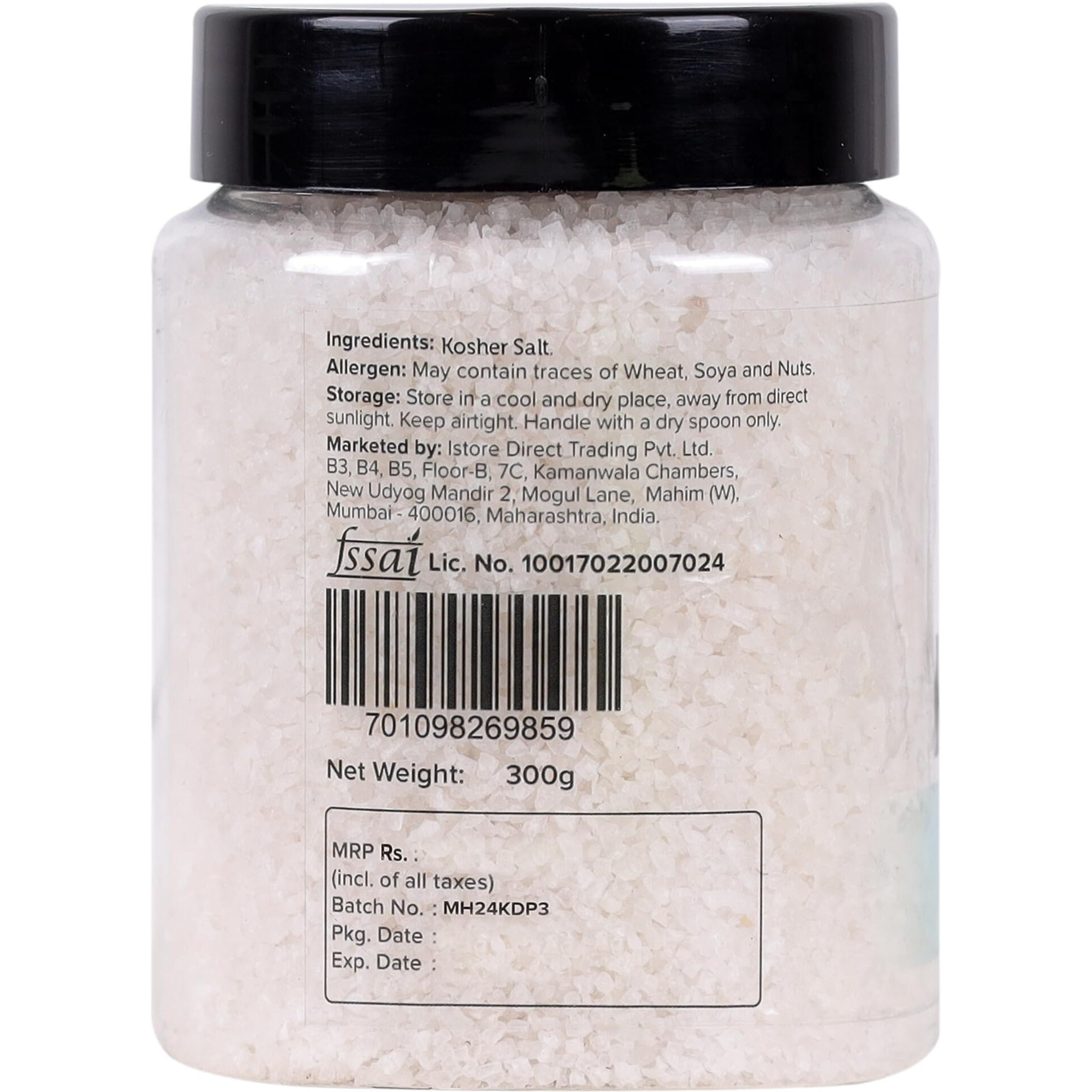 Urban Platter Kosher Salt, 300g / 10.8oz [All Natural & Coarse]