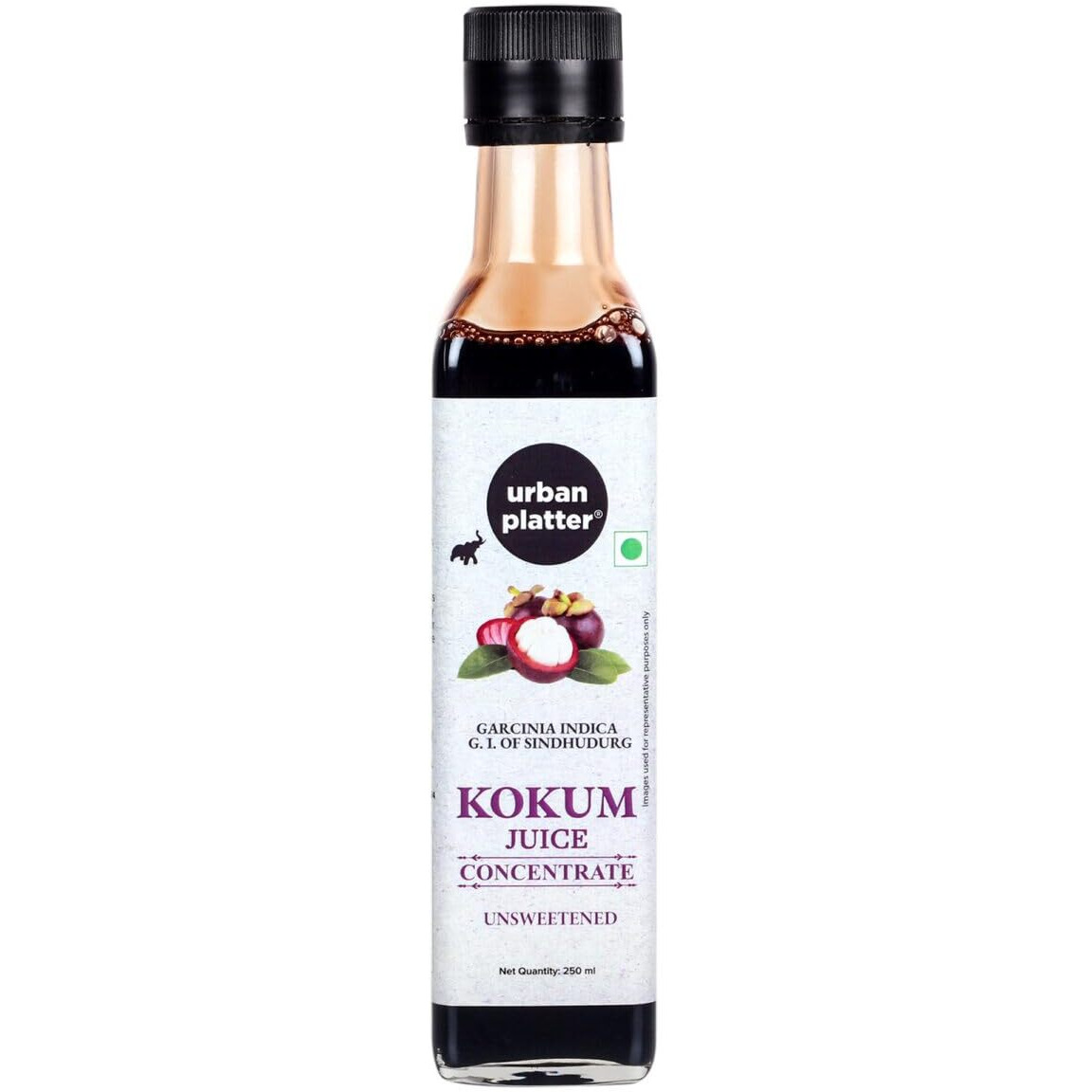 Urban Platter Kokum Juice Concentrate, 500ml / 17oz [Unsweetened, Unsalted and Appetizer]