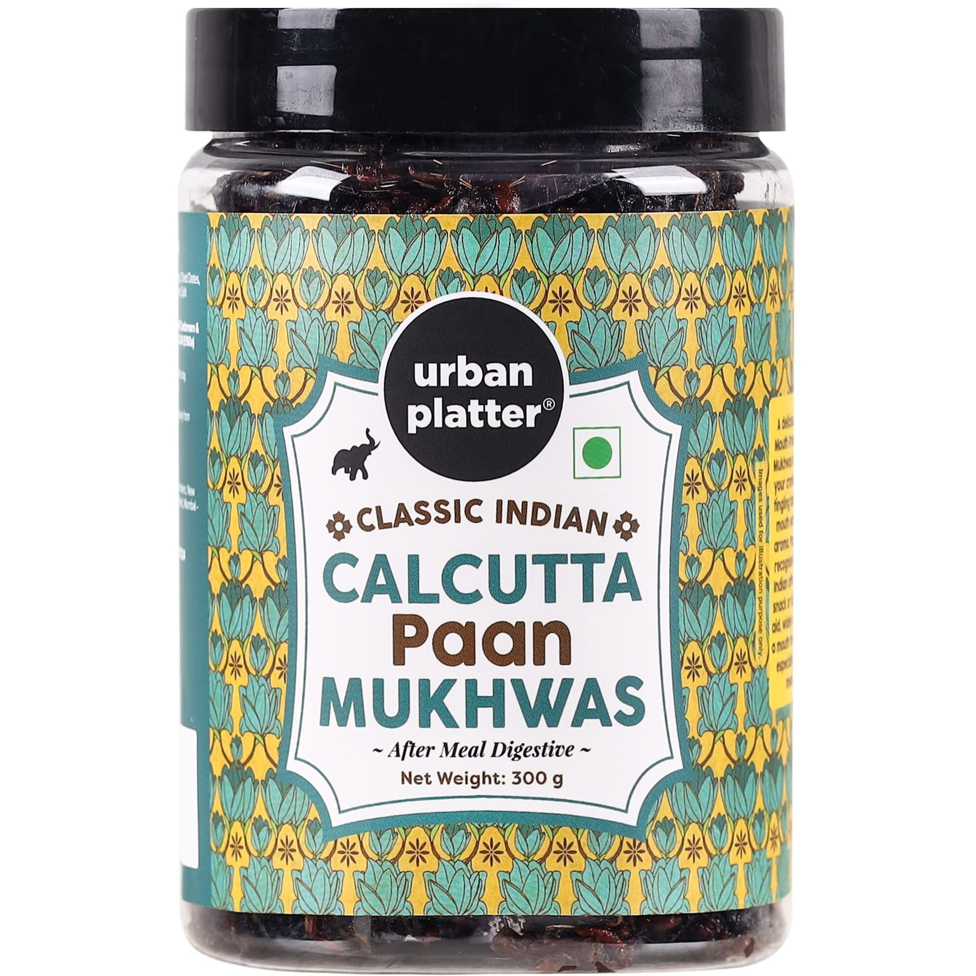 Urban Platter Calcutta Mukhwas, 300g [Mouth Freshener, After Meal Digestive, Without Supari/Areca Nut]