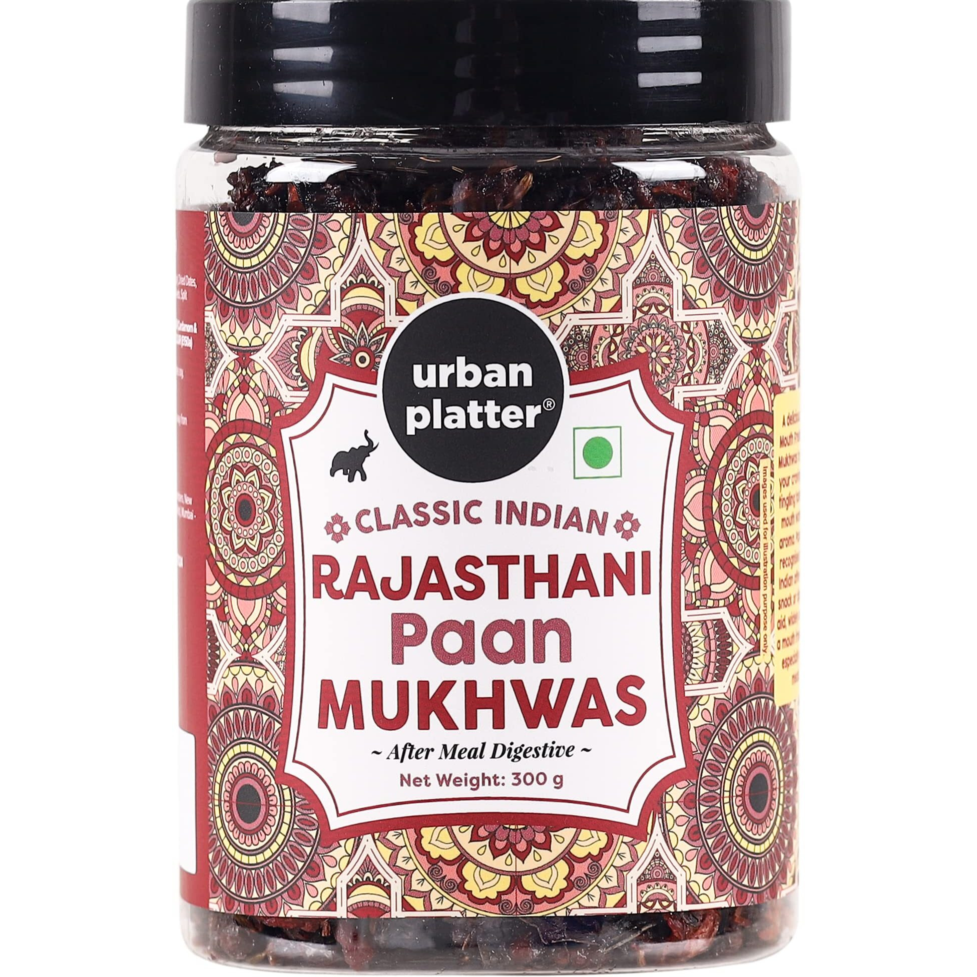 Urban Platter Rajasthani Mukhwas, 300g [Mouth Freshener, After Meal Digestive, Without Supar/Areca Nut]