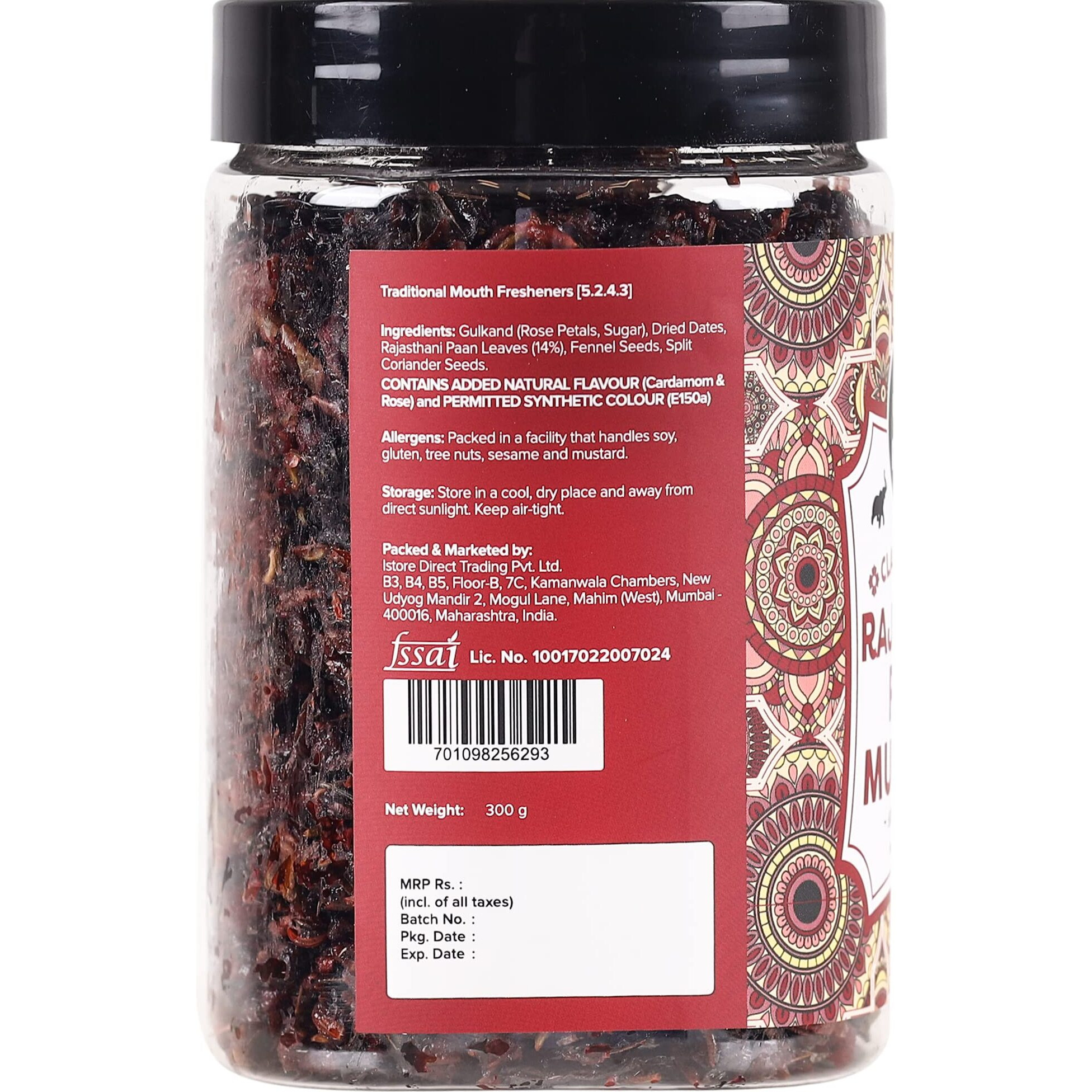 Urban Platter Rajasthani Mukhwas, 300g [Mouth Freshener, After Meal Digestive, Without Supar/Areca Nut]