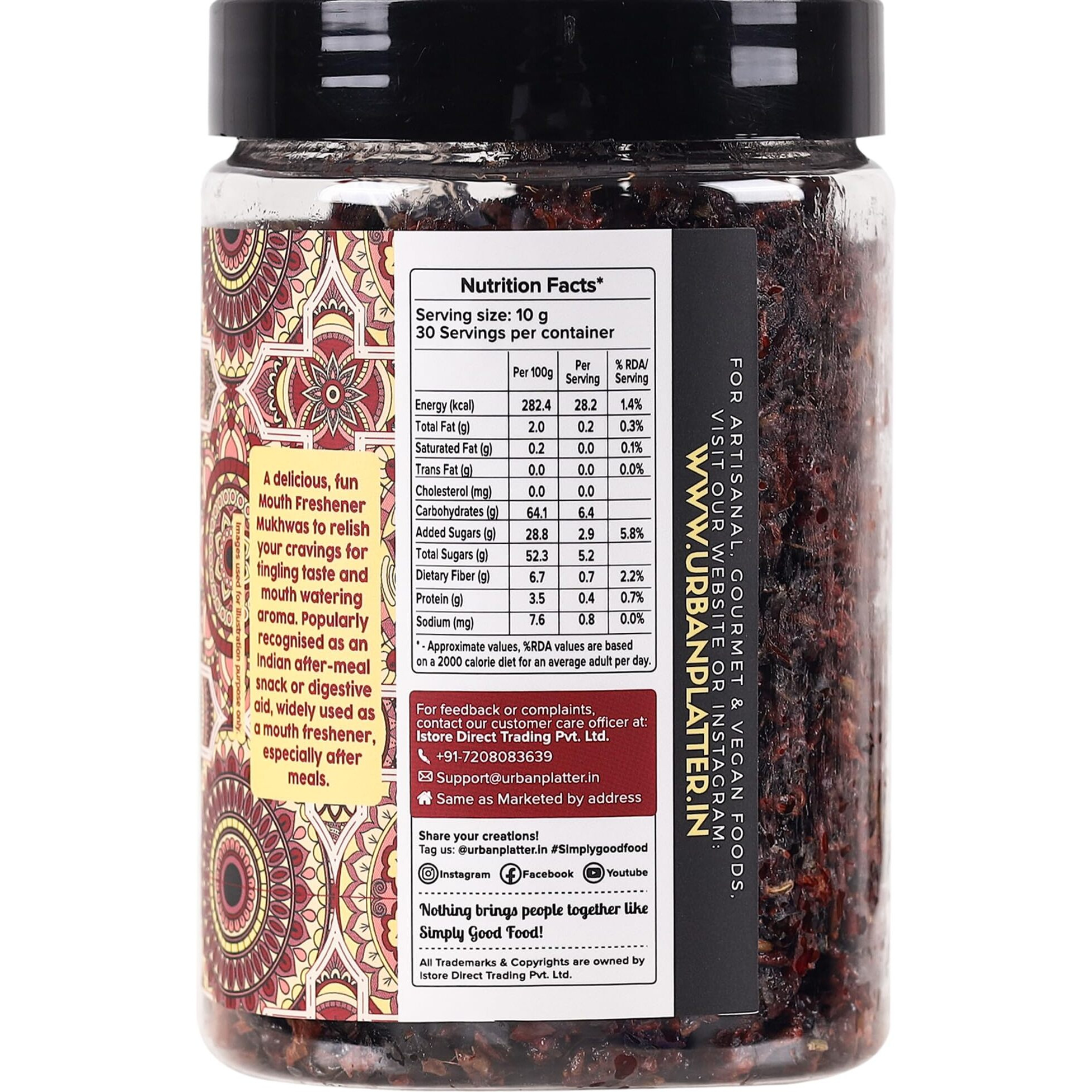Urban Platter Rajasthani Mukhwas, 300g [Mouth Freshener, After Meal Digestive, Without Supar/Areca Nut]