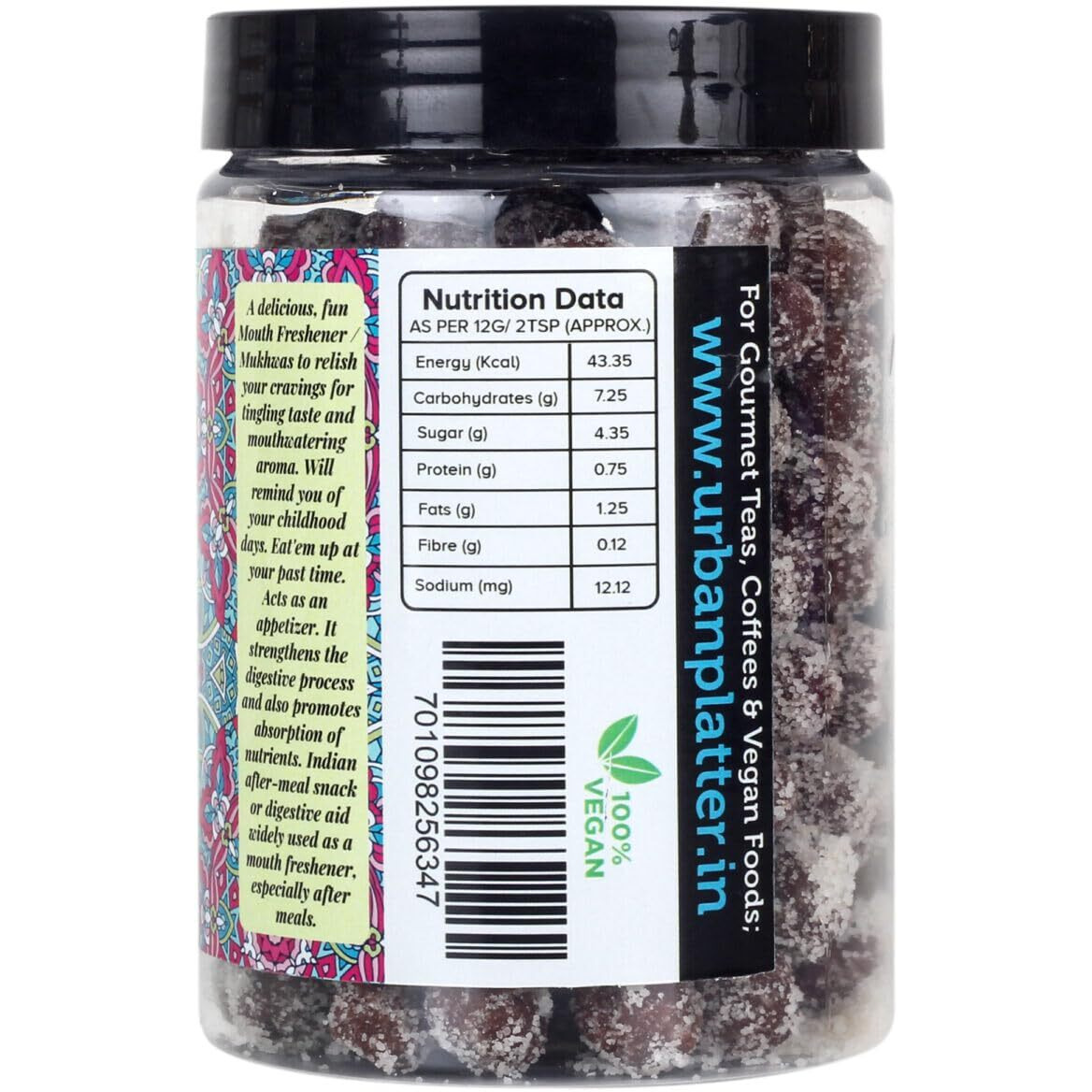 Urban Platter Nagpur ki Angoori Goli Mukhwas, 300g / 10.5oz [Mouth Freshener, Digestive, After-Meal Snack]