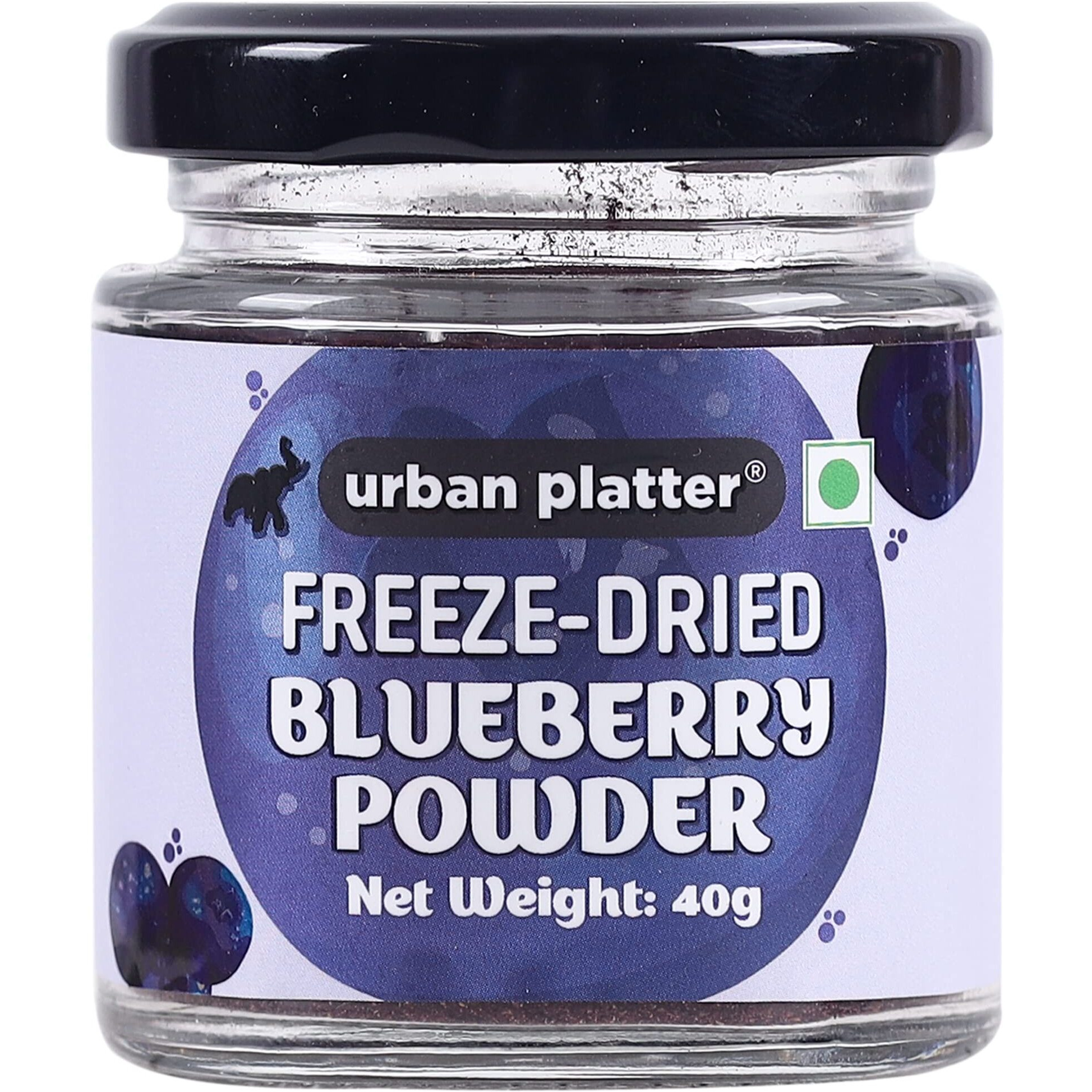 urban platter Freeze Dried Blueberry Powder, 40Gram