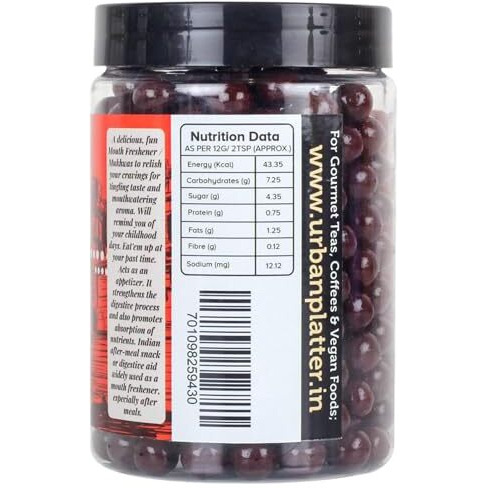 Urban Platter Banarasi Jal Jeera Pachak Goli Mukhwas, 350g / 12.34oz [Mouth Freshener, Digestive, After-Meal Snack]