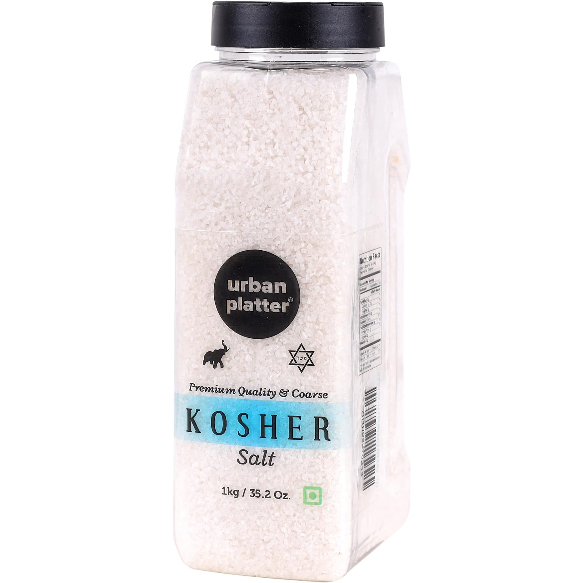 Urban Platter Kosher Salt, 1Kg / 35.2oz [All Natural & Coarse]