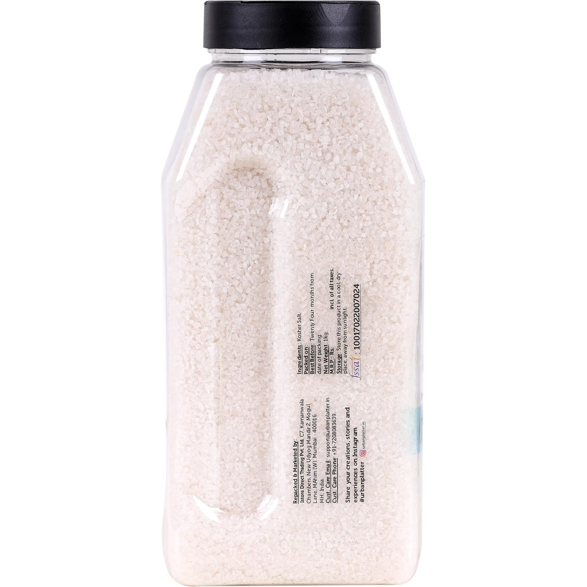 Urban Platter Kosher Salt, 1Kg / 35.2oz [All Natural & Coarse]