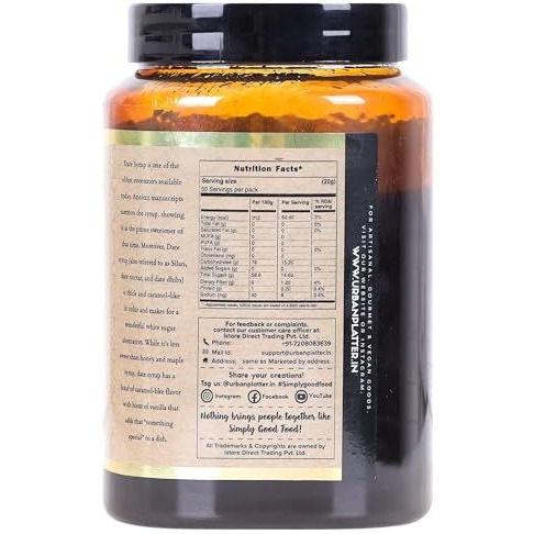 urban platter Pure Omani Date (Dhibs) Syrup, 1Kg, Liquid