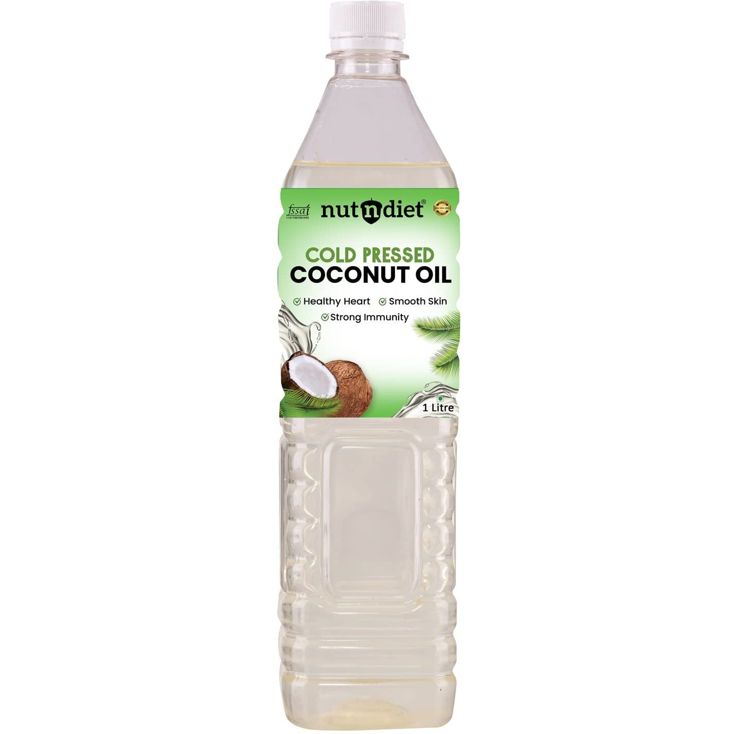 nutndiet Cold Pressed Coconut Oil 1 Litre PET Bottle