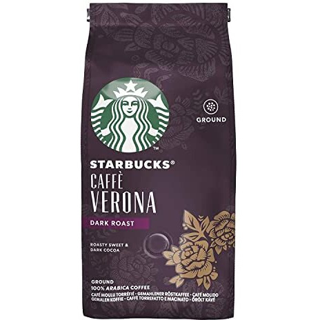 Starbucks Roast Ground Coffee Packet, 200g (Verona)