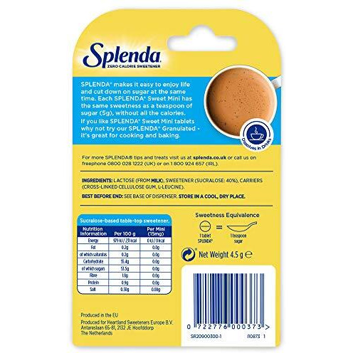 SPLENDA Sugar Alternative 300 Sweet Minis, 4.5 g (100131948)