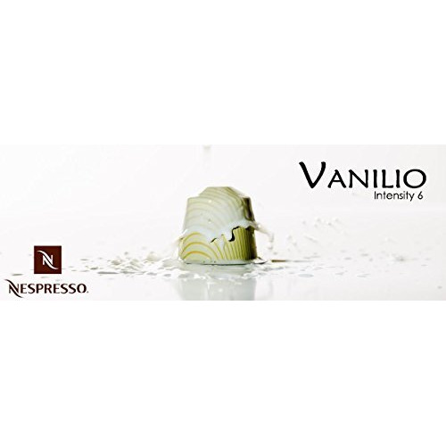 Nespresso Vanilio Capsules Espresso Lungo (50 Pods) - 5 Sticks, 200 Gram