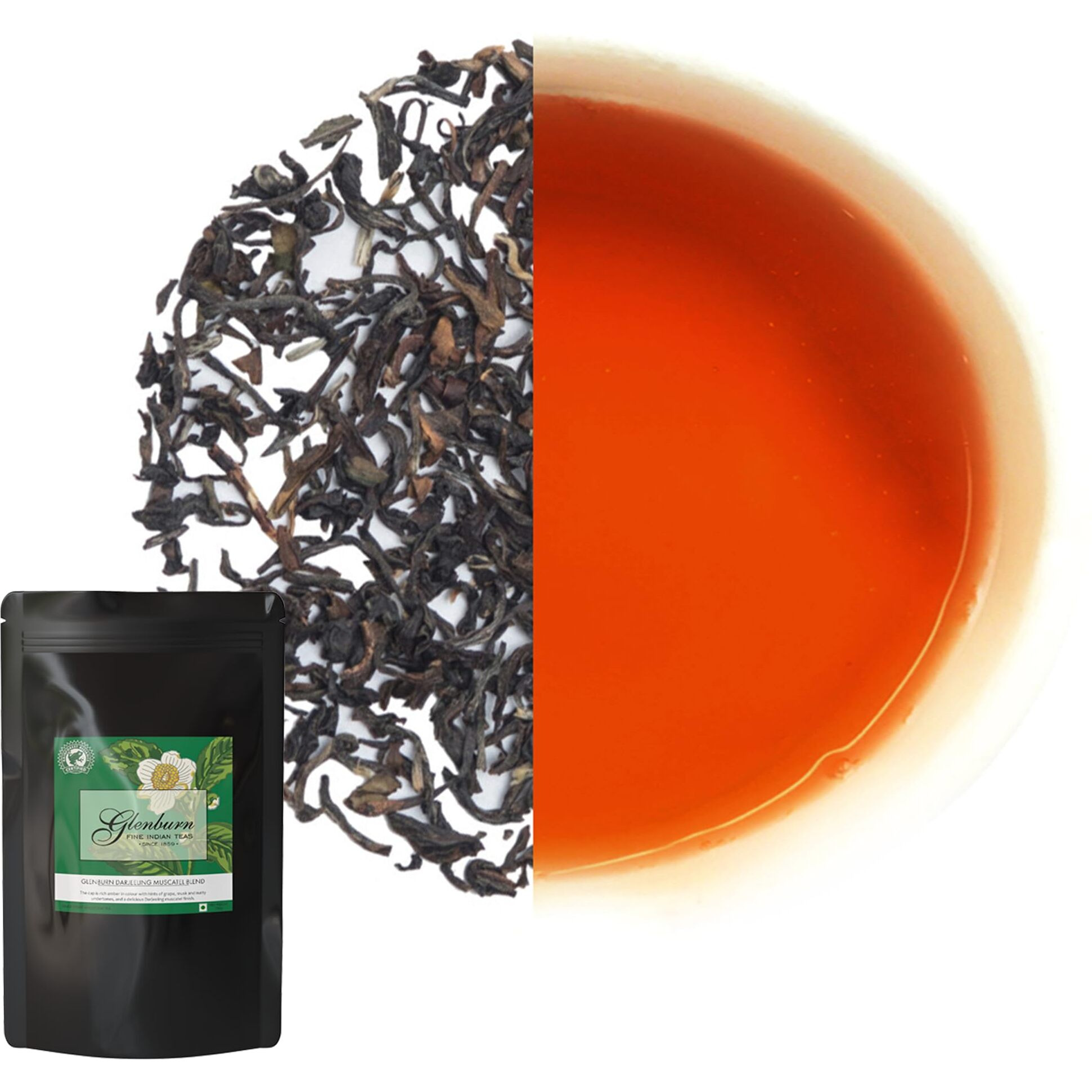 Glenburn Tea Direct Darjeeling Black Tea Muscatel Blend, Loose-Leaf 250 Gram