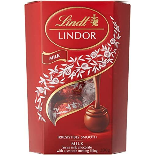 Lindt Exotic Milk Truffles Chocolate Gift Box - 200 Grams Pack (Pack of 2)