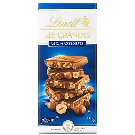 Lindt Grand Milk Chocolate, Hazel Nut, 150Gm