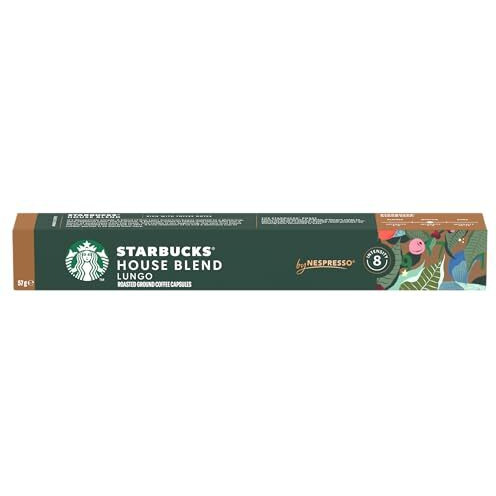 Starbucks by Nespresso House Blend Coffee Pods 10 Capsules - 0.684 Kg